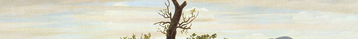 Osamělý strom (Caspar David Friedrich), Detail: Abgestorbene Baumkrone
