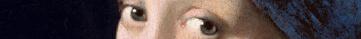 Dívka s perlou (Jan Vermeer van Delft), Detail: Blick der jungen Frau