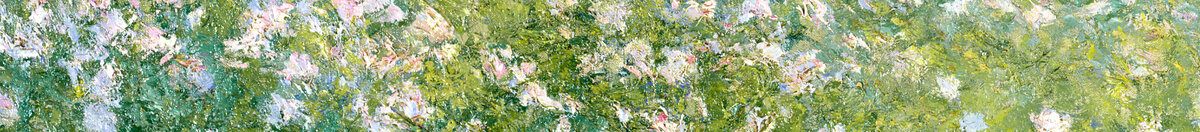 Jarní dojem, Giverny, 1890 (Claude Monet), Detail: Blühende Blumenwiese