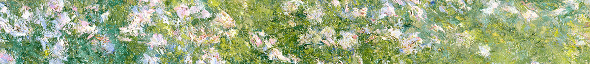 Jarní dojem, Giverny, 1890 (Claude Monet), Detail: Blühende Blumenwiese