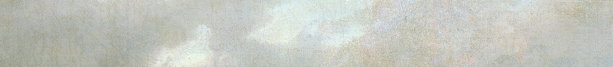 Mnich u moře (Caspar David Friedrich), Detail: Lichtdurchflutete Wolkenbank