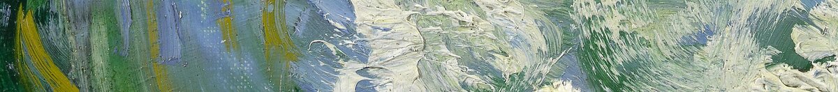 Mořská krajina u Les Saintes-Maries-de-la-Mer (Vincent van Gogh), Detail: Brechende Welle mit Schaum