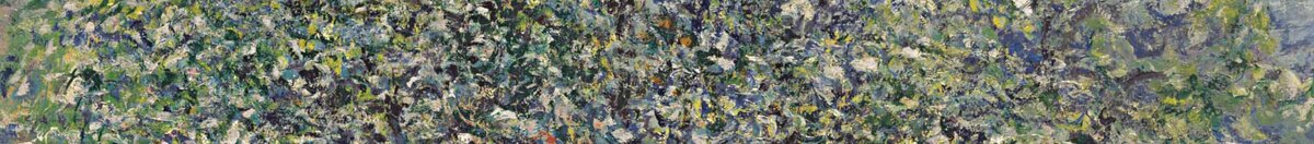 Jabloň (Claude Monet), Detail: Blühende Baumkrone