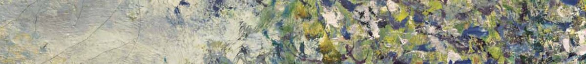 Jabloň (Claude Monet), Detail: Zweige gegen den Himmel