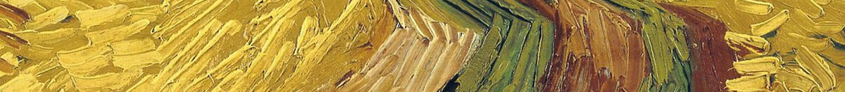 Pšeničné pole s vránami (Vincent van Gogh), Detail: Gabelung des Feldwegs