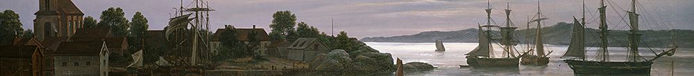 Larvik od Moonlight (Johan Christian Dahl)