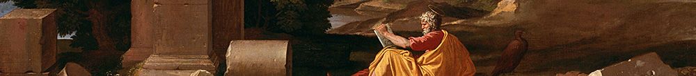 Krajina se svatým Janem na Patmosu (Nicolas Poussin)