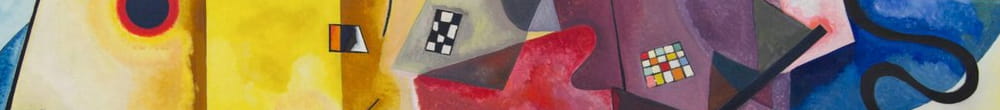 Žlutá Červená Modrá (Wassily Kandinsky)