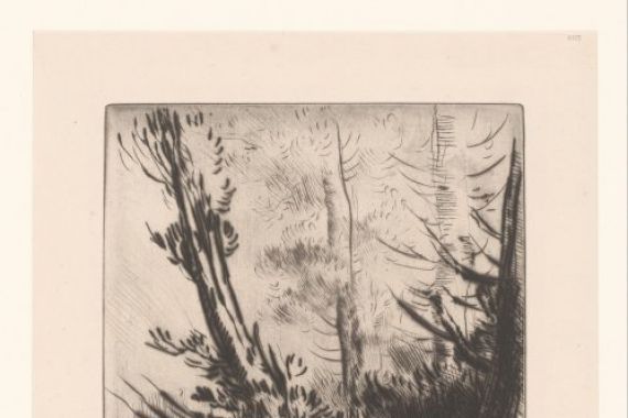 Alphonse Legros (signed by artist)