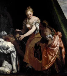 Judith s hlavou Holoferna