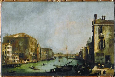 Canal Grande v Benátkách (malba na plátně)