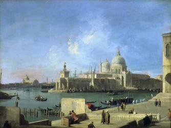 Pohled na Salute od vchodu do Grand Canal