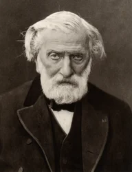 (Charles Louis) Ambroise Thomas (1811-1896) francouzský skladatel a ředitel pařížské konzervatoře od roku 1871 (čb foto)