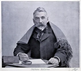Mallarme (1842-1898) - fotografie Nadar, Carnavalet.