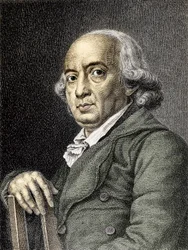 Portrét Johanna Gottfrieda von Herdera Německý básník a filozof - Portrét německého spisovatele a filozofa Johanna Gottfrieda Herdera (1744-1803) - Rytina Soukromá sbírka