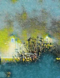 Zimní noc.