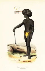 Papuánský muž z přístavu Dory, Západní Papua