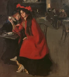 V kavárně, 1902