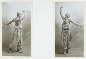 Portrét Vaclava Fomiče Nižinského (1889-1950) v roli černého otroka ze 