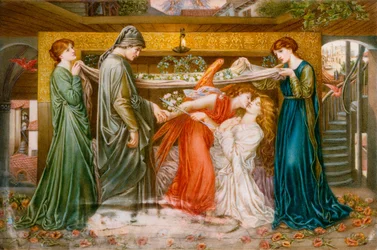 Dantův sen v době Beatriciny smrti, kolem 1900