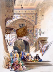 ‚Brána bazaru, Grand Cairo‘, Egypt, 1846