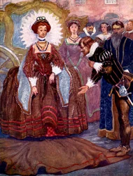 „Rychle si svlékl plášť a hodil ho na zem“, 1581, 1905.