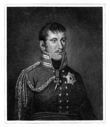 Frederick William III, král Pruska, 1815.