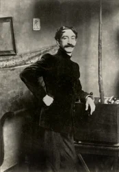 Portrét francouzského malíře Antonia De La Gandary ( 1862)
