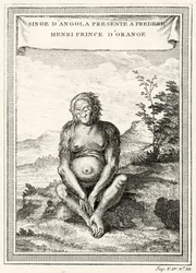 Ilustrace Orang-Outang darované Fredericku Henrymu, princi z Orange, 1750