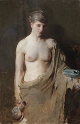 Hebe, c. 1890 (olej na plátně)