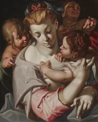 Charita, asi 1590 (olej na dřevě)