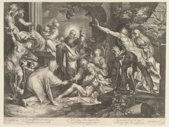 Vzkříšení Lazara, ca. 1600.