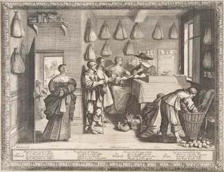 Úřad práce, ca. 1633.