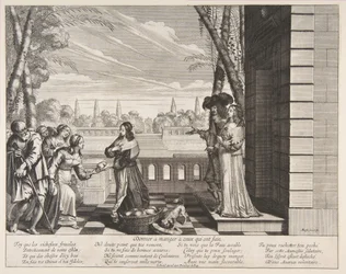 Krmení hladových, 1635.