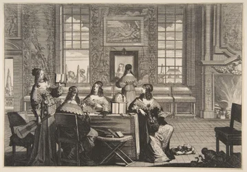 The Foolish Virgins Conversing, ca. 1635.