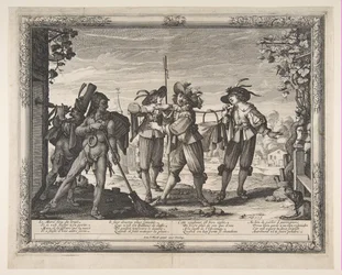 The Hotpot Carried to the Newlyweds, nebo The Racket, ca. 1633.