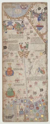 Katalánský atlas, list 11, 1375