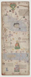 Katalánský atlas, list 9, 1375