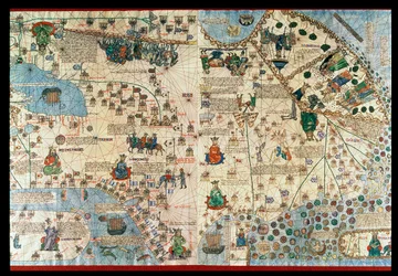 Katalánský atlas,1375 (mapa)