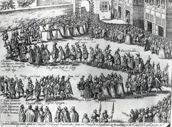 Průvod na svatbu falckého kurfiřta Fridricha V. a princezny Alžběty, asi 1613