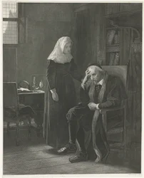 Pohled na Cleves Cleef 1650 (název na objektu)