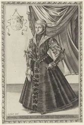 Abraham de Bruyn - Marie Rakouská, dcera Karla V.