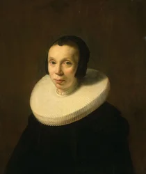 Portrét ženy, asi 1642 (olej na desce)