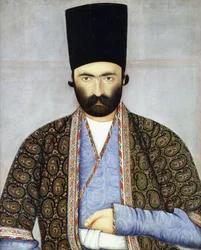 Portrét "Imad al Daulah, Imam Quli Khan, c.1855-1860