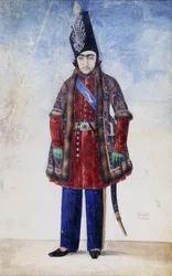 Portrét mladého Nasr al-Din Shah, c.1845-6