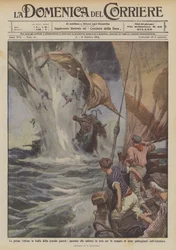 První oběti velké války v Itálii, paranze, která vybuchla kvůli výbuchu min?