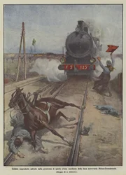 Nerozvážný voják zachráněný rychlým důvtipem mýtnice na železniční trati Milán-Domodossola