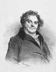 Portrét Vidocqa od Achille Devéria