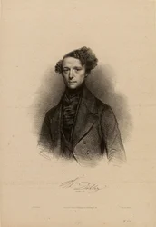 Portrét skladatele Theodora Döhlera 1814-1856.