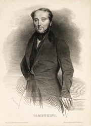 Portrét operního pěvce Antonia Tamburiniho 1800-1876,
